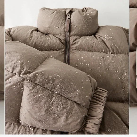 Aritzia Mega Puff Mid in Modern Taupe Size 1 - Picture 5 of 9